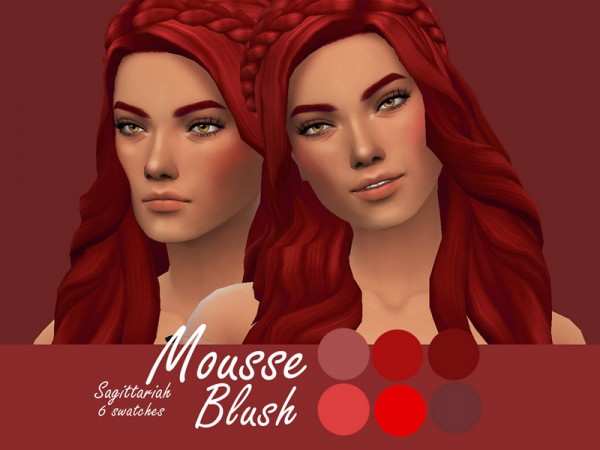  The Sims Resource: Mousse Blush by Sagittariah