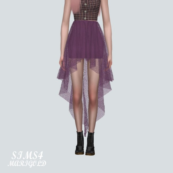  SIMS4 Marigold: BB Mesh Mini Skirt