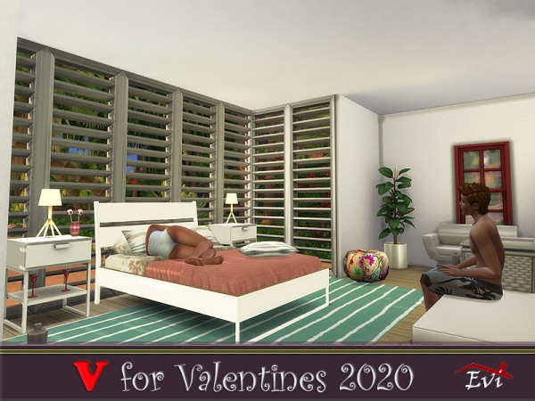  The Sims Resource: V for Valentines 2020 by evi
