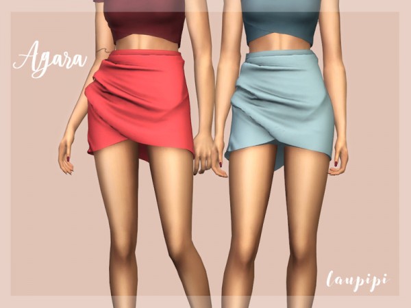  The Sims Resource: Agara Skirt by laupipi