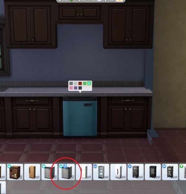  Mod The Sims: Under counter mini fridge by blueshreveport