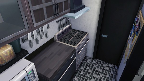  Aveline Sims: Industrial Micro Home