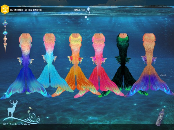 The Sims Resource: Mermaid tail phalaenopsis by DanSimsFantasy