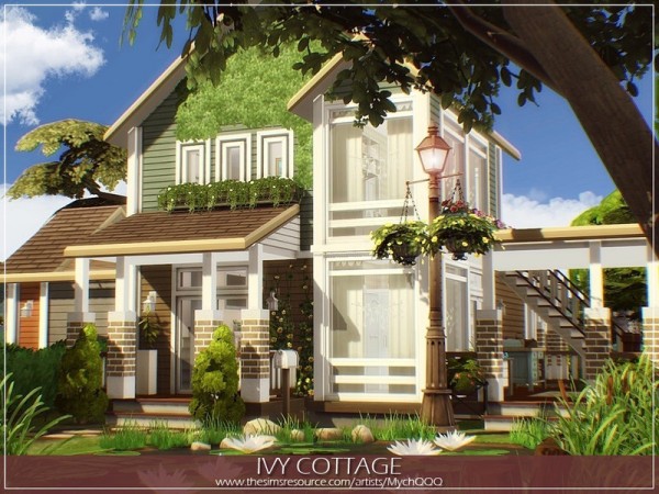  The Sims Resource: Ivy Cottage by MychQQQ