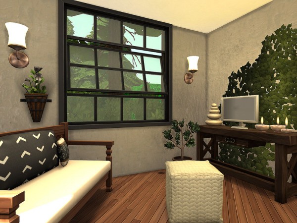  The Sims Resource: Forest House Evergreen   No CC by Sarina Sims