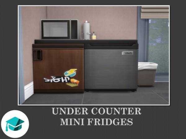 Mod The Sims: Under Counter Mini Fridges by Teknikah • Sims 4 Downloads