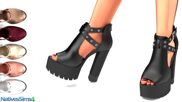 Natives Sims: Lowboots Open Toe Rework