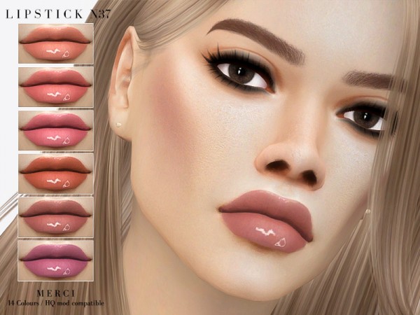  The Sims Resource: Lipstick N37 by Merci