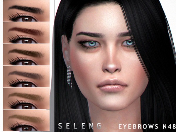  The Sims Resource: Eyebrows N48 by Seleng