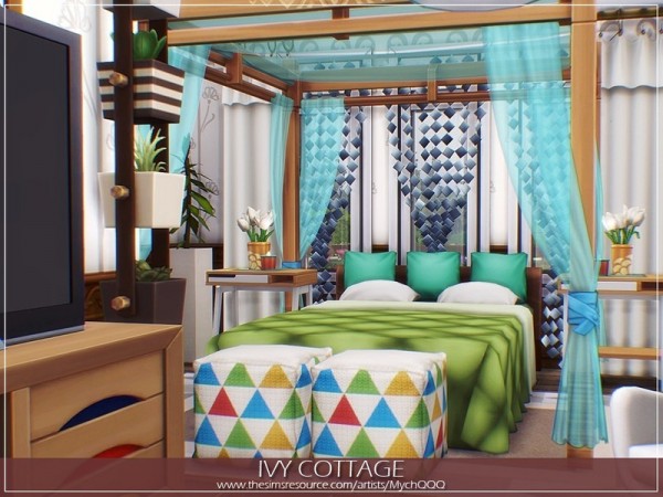  The Sims Resource: Ivy Cottage by MychQQQ
