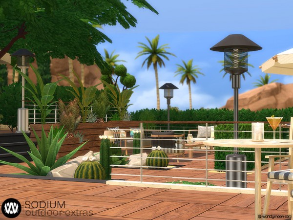  The Sims Resource: Sodium Outdoor Extras by wondymoon
