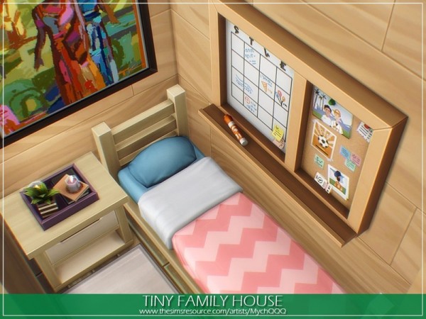  The Sims Resource: Tiny Family House by MychQQQ