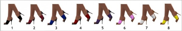  Sims 4 Sue: Heeled Mules