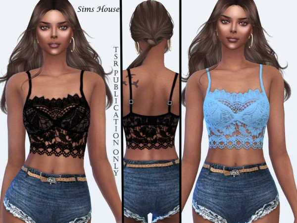  The Sims Resource: Top Pauline by Sims House