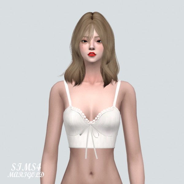  SIMS4 Marigold: Ribbon Lace Bustier