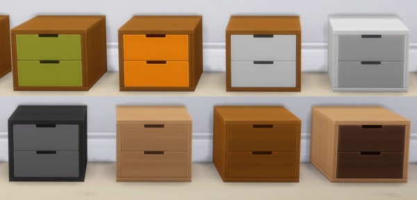  Mod The Sims: Tiny Living Dresser mesh edit by therealmofsimblr