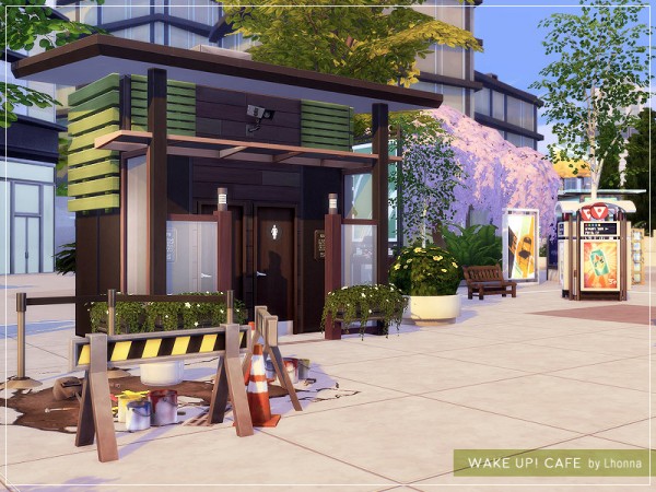 The Sims Resource: Wake Up! Cafe by Lhonna