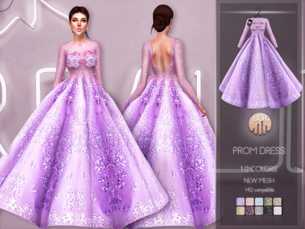  The Sims Resource: Prom Dress BD215 by busra tr