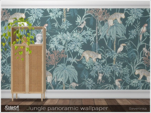  The Sims Resource: Jungle panoramic wallpaper by Severinka