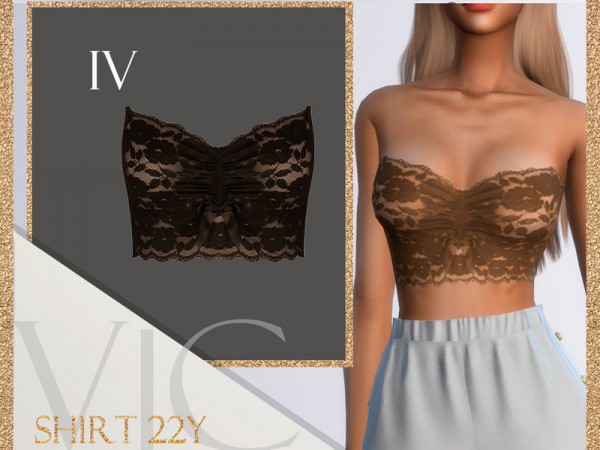  The Sims Resource: Shirt 22Y IV by Viy Sims