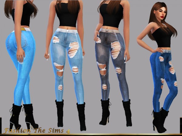  The Sims Resource: Jeans Carolina by LYLLYAN