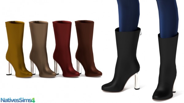  Natives Sims: AMQ Leather Boots