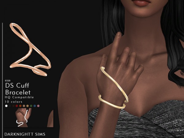  The Sims Resource: Cuff Bracelet by DarkNighTt