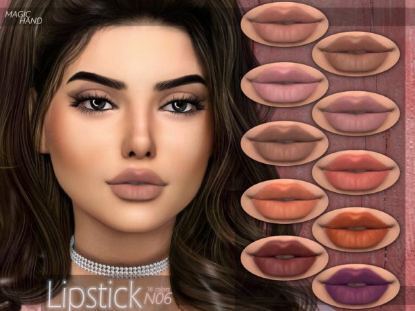  The Sims Resource: Lipstick N06 by MagicHand