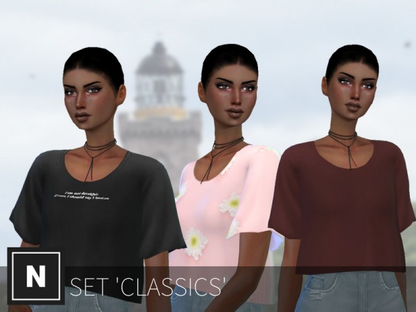  The Sims Resource: Classics Shirt set by networksims