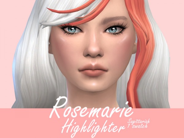  The Sims Resource: Rosemarie Highlighter by Sagittariah