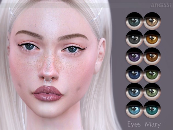  The Sims Resource: Eyes Mary by ANGISSI