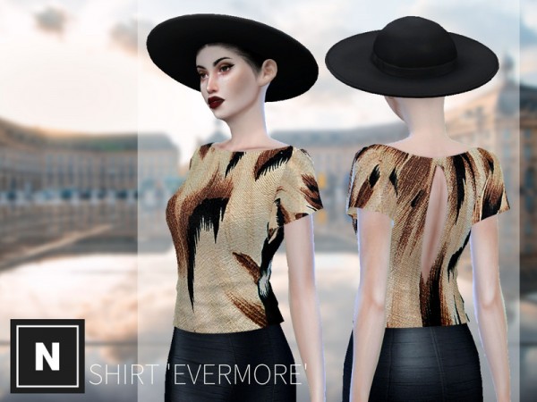  The simsperience: Evermore by shirt networksims