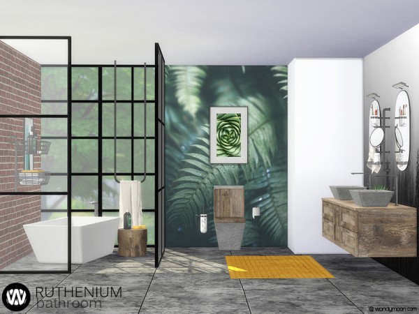  The Sims Resource: Ruthenium Bathroom by wondymoon