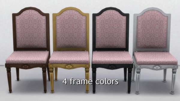  Mod The Sims: French Dining Set by TheJim07
