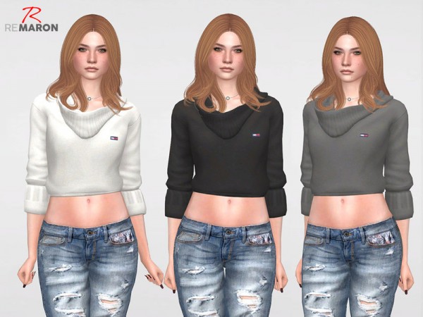  The Sims Resource: THs Sweater for Women 01 by remaron