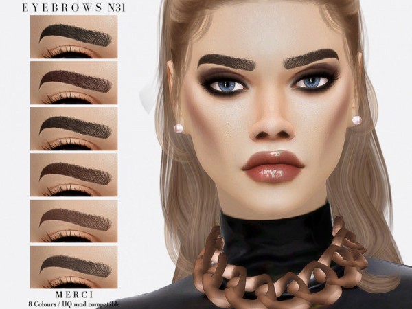  The Sims Resource: Eyebrows N31 by Merci