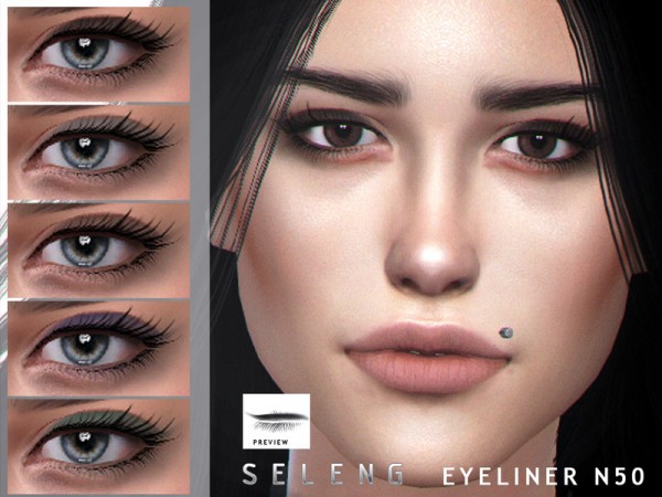  The Sims Resource: Eyeliner N50 by Seleng