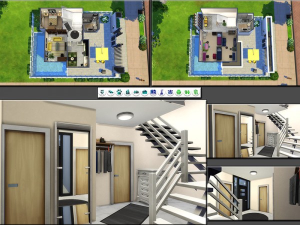  The Sims Resource: White Cocolate House by matomibotaki
