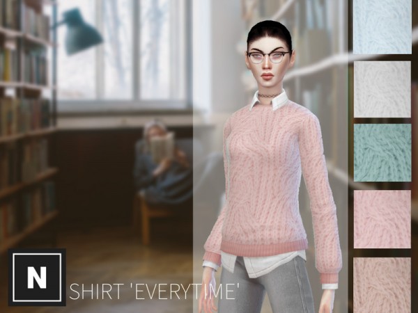 The Sims Resource: Everytime   shirt by networksims