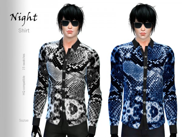  The Sims Resource: Night Shirt by Suzue