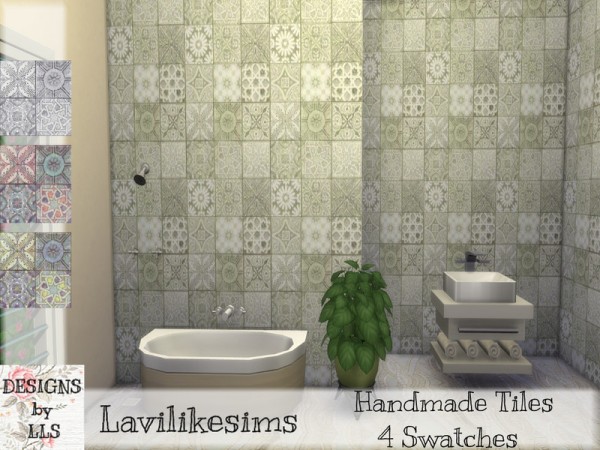  The Sims Resource: Handmade Tiles  by lavilikesims