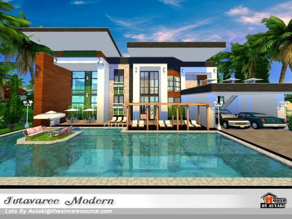  The Sims Resource: Jutavaree Modern NoCC by Autaki
