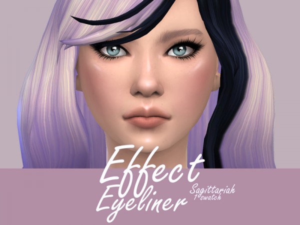  The Sims Resource: Effect Eyeliner by Sagittariah