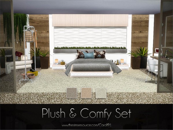  The Sims Resource: Plush and Comfy Set by Caroll91