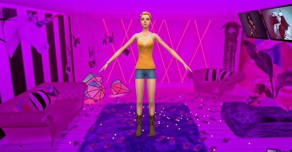  Mod The Sims: Stand Still In Create A Sim T Pose Mod  by MvlaninSimme