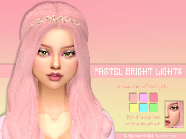  The Sims Resource: Pastel Bright Lights by LadySimmer94