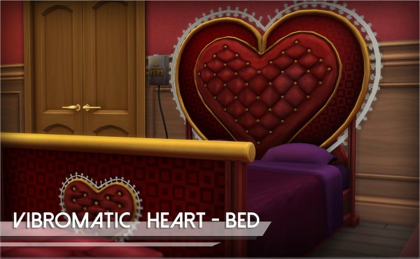  Sims 4 Studio: Hear Bed by Mathcope