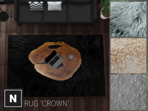  The Sims Resource: Crown   rug set by networksims