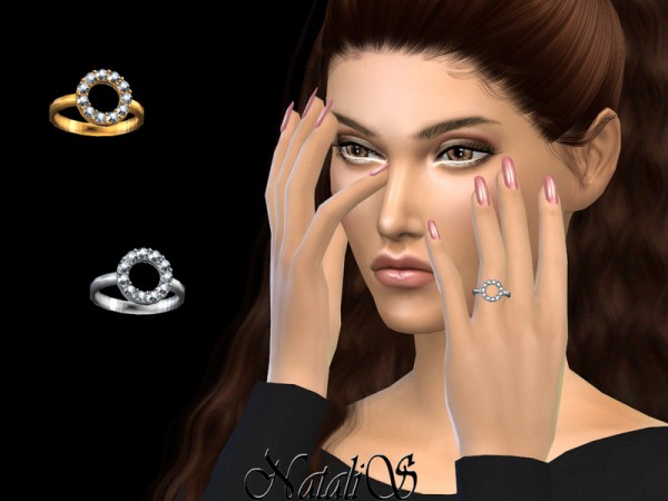  The Sims Resource: Open round halo ring by NataliS
