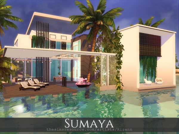  The Sims Resource: Sumaya House by Rirann
